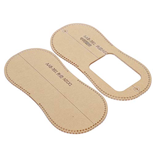 2pcs Acrylvorlage Making -Münzgrundtasche, Brieftaschenhandwerkswerkzeug mit Kraftpapier, Langes Lebensdauer, Acrylmaterial, Transparent, Leicht zu Sparen für das Ledermusterschnitt 2pcs Acrylvorlage Making -Münzgrundtasche, Brieftaschenhandwerkswerkzeug mit Kraftpapier, Langes Lebensdauer, Acrylmaterial, Transparent, Leicht zu Sparen für das Ledermusterschnitt von Zerodis
