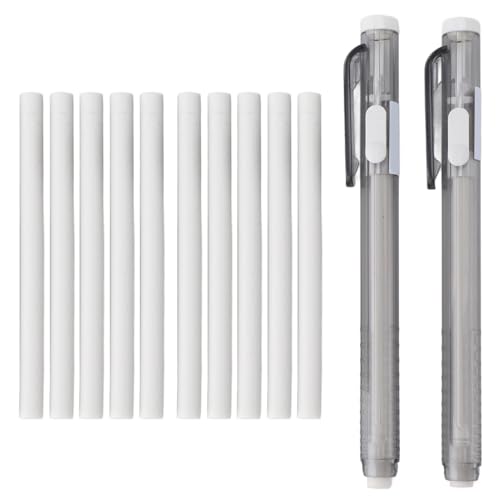 2pcs Einsenkbares Mechanischer Radiergummi, Nachfüllbarer Bleistiftgummiser mit 10 Prozent Nachfüllten Nachfüllungen für Künstler Maler Maler Ingenieure Zeichnen der Ziehung der 2pcs Einsenkbares Mechanischer Radiergummi, Nachfüllbarer Bleistiftgummiser mit 10 Prozent Nachfüllten Nachfüllungen für Künstler Maler Maler Ingenieure Zeichnen der Ziehung der von Zerodis