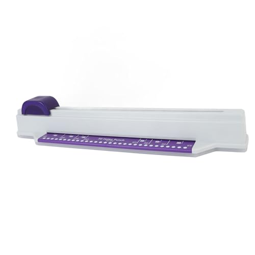 30-Loch-Bindemaschine, Desktop-Handstanzer Im A4-Format mit 4 Losen Blattstreifen, Abnehmbare Befestigungsklemme für Büro, Zuhause, Mehrzweck-Papierorganisation 30-Loch-Bindemaschine, Desktop-Handstanzer Im A4-Format mit 4 Losen Blattstreifen, Abnehmbare Befestigungsklemme für Büro, Zuhause, Mehrzweck-Papierorganisation von Zerodis
