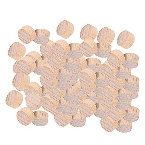 300 Stück Unbehandelte Holzscheiben Zum Basteln, Rundes Holz, Buche, Unbehandelte Holzscheibe, Holzscheiben, Basteln(1cm) von Zerodis