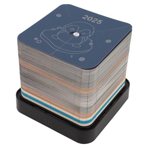 3D-Kunstkalender-Notizblock, Niedlicher Tier-Desktop-Notizblock 2025, Handgefertigter Notizblock für das Heimbüro 3D-Kunstkalender-Notizblock, Niedlicher Tier-Desktop-Notizblock 2025, Handgefertigter Notizblock für das Heimbüro von Zerodis