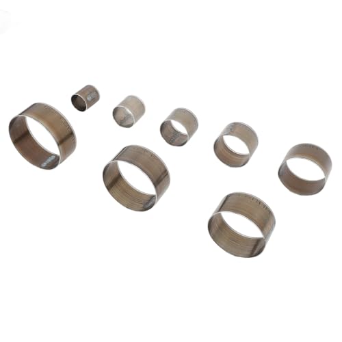 8-teiliges Stahl-Leder-Stanzschablonen-Set, 55 Mm Bis 20 Mm Runde Lochstanze für DIY-Lederhandwerk, Präzise, ​​effizient, Langlebig, Einfach zu Verwenden, Geschenkoption, Mehrere von Zerodis