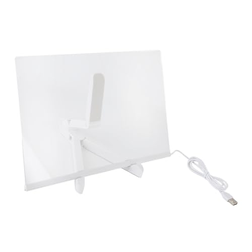 Acryl-Trockenlöschtafel, 30 X 20 Cm, LED-Nachrichtentafel, Memo-Notizblock für Büro-Kühlschrank-Organizer, Inspirierende Dekoration Acryl-Trockenlöschtafel, 30 X 20 Cm, LED-Nachrichtentafel, Memo-Notizblock für Büro-Kühlschrank-Organizer, Inspirierende Dekoration von Zerodis