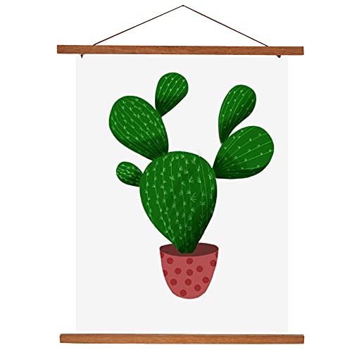 Zerodis Bilderrahmen für Poster und Poster, modern, magnetisch, aus Holz, Scroll Drucke, Artwork, Aufhänger, Wanddekoration (40 cm) von Zerodis