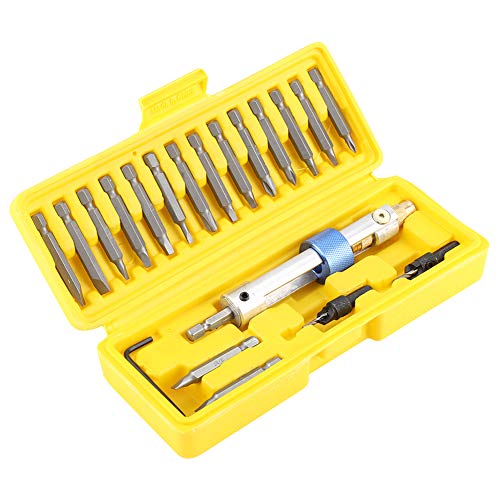 Bohrbits Eingestellt, Leicht zwischen Bits in Sekunden Umschalten, Metallmaterial Kit 20pcs Bohrbits Eingestellt, Leicht zwischen Bits in Sekunden Umschalten, Metallmaterial Kit 20pcs von Zerodis