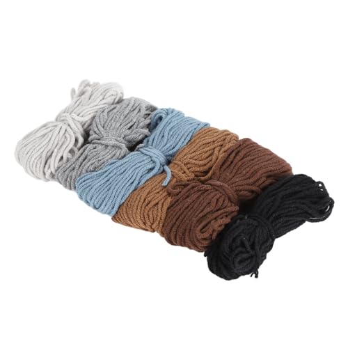 Bunte Stickerei Floss Weiche Elastizität 4 Stränge Kreuzstichfaden für Freundschaftsarmbänder, Kinderhandwerk - Ideal für Handwerksprojekte, 6pcs (Typ 1) von Zerodis