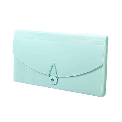Erweiterung Dateiordner, 13 Taschen Akkordeon -Datei Organizer Tragbarer Papierdokument -Quittungsorganisator, Mehr Speicherplatz, Bessere Organisation, Effizienter Rechnungsspeicher, (GREEN) von Zerodis