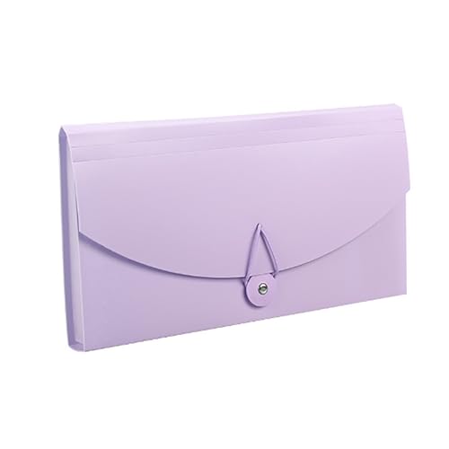 Erweiterung Dateiordner, 13 Taschen Akkordeon -Datei Organizer Tragbarer Papierdokument -Quittungsorganisator, Mehr Speicherplatz, Bessere Organisation, Effizienter Rechnungsspeicher, (PURPLE) von Zerodis
