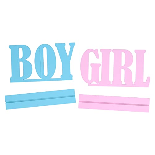 Geschlecht Enthüllen Hölzerne Mädchen Schilder für Babypartydekorationen Herzstück, Hochwertige Wiederverwendbare Holzornamente für Esstische, Bücherregale, Fenster, 4 Pack Geschlecht Enthüllen Hölzerne Mädchen Schilder für Babypartydekorationen Herzstück, Hochwertige Wiederverwendbare Holzornamente für Esstische, Bücherregale, Fenster, 4 Pack von Zerodis