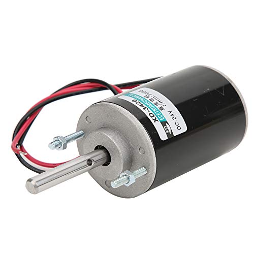 Hochgeschwindigkeitsdauer -Magnet -Gleichstrommotor für 12/24 V Smooth & Still Betrieb, Starke Lagerkapazität, CW/CCW Steuerung, Ideal für Mehrere Anwendungen (24v6000 rev) von Zerodis