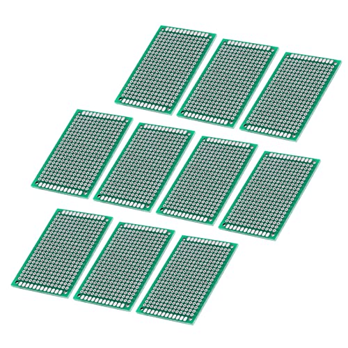 Hochwertige Doppelte Seiten Universal PCB Circuit Board - -Lötprototyp 10 Stück 4 X 6 Cm Zinnplatte mit 2,54 Mm Lochstang für Elektronische Schaltkreisprototypen Hochwertige Doppelte Seiten Universal PCB Circuit Board - -Lötprototyp 10 Stück 4 X 6 Cm Zinnplatte mit 2,54 Mm Lochstang für Elektronische Schaltkreisprototypen von Zerodis