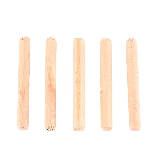 Holzdübelstifte Stabile Baugruppe Zuverlässige Geriffelte Stangen für Möbel 50pcs M6*30/40/50 Mm (M6*50 (50pcs)) von Zerodis