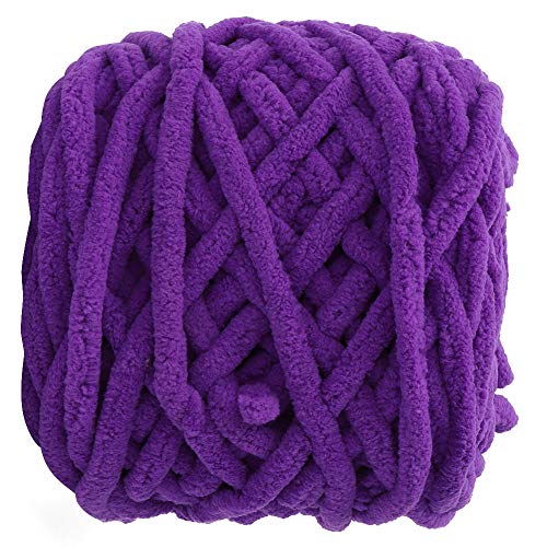 Klobiges Garn Stricken Dickes Garn Weiche Farbenfrohe Zöpfungslinie Einmals Dicke Eisstreifengarn Floss für Gewebedecke Slipper Weichheit Vielseitig Verwendet Multicolor -Verfügbarkeit Einfach zu (#6) von Zerodis