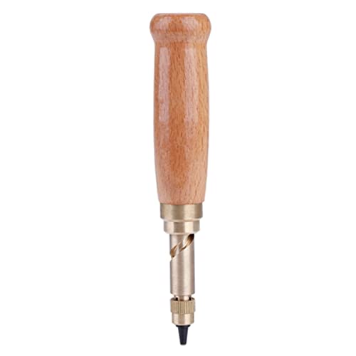Ledergurt Watch Bandgürtel Öle -Werkzeugloch Punch Drehende Hand Puncher mit Holzgriff, 6 Typen Größe, für Kleine Runde Löcher Ledergurt Watch Bandgürtel Öle -Werkzeugloch Punch Drehende Hand Puncher mit Holzgriff, 6 Typen Größe, für Kleine Runde Löcher von Zerodis