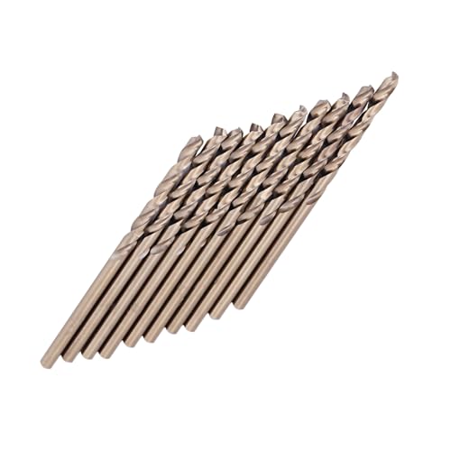M35 Cobalt Drill Bit Set Stabile Leistung 10-teilige HSS-Co-Bohrer für Pro-Metallarbeiter (3,2 mm) von Zerodis
