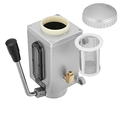 Manuelle Öler-Ölpumpe, Schmierung, Manuelle Ölpumpe, Doppelanschluss-Schmierpumpe, CNC-Öler, Mühlenmaschine, Öler, Handpumpe, Schmierer, Schmierölpumpe, 500 CC, CNC, 4 Mm, Doppelt von Zerodis