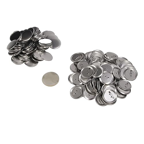 Metallknopf-Abzeichen-Set, Set mit 100 Innovativen Metallknopf-Abzeichen Zum Basteln (58MM) von Zerodis