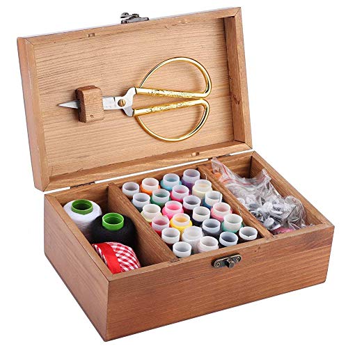 Nähkasten Vintage Holzbox Nähkorb aus Holz Nähkiste aus Holz Nähbox Nadelfaden Wooden Sewing Basket Aufbewahrungskoffer Organizer DIY Nähwerkzeuge für Haus Reise Haus Reise Nähkasten Vintage Holzbox Nähkorb aus Holz Nähkiste aus Holz Nähbox Nadelfaden Wooden Sewing Basket Aufbewahrungskoffer Organizer DIY Nähwerkzeuge für Haus Reise Haus Reise von Zerodis