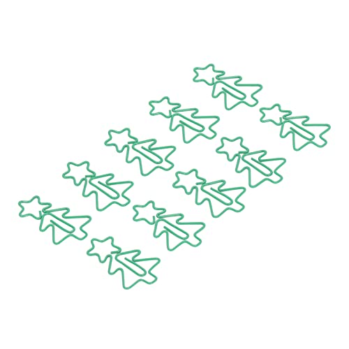 Nettes Weihnachtsbaum -Design Grünes Metallpapier Clips, Tragbare Büroklammern Zur Klassifizierung von Dokumenten, Papierklammern in Weihnachtsbaumform Nettes Weihnachtsbaum -Design Grünes Metallpapier Clips, Tragbare Büroklammern Zur Klassifizierung von Dokumenten, Papierklammern in Weihnachtsbaumform von Zerodis