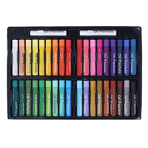 Ölpastell -Set Breites Farbauswahl Glatte Mischung Leicht zu Verwenden Ideal für Alle Ebenen, Weicher Buntstift, Ölmalerei usw. (36 Farben) von Zerodis