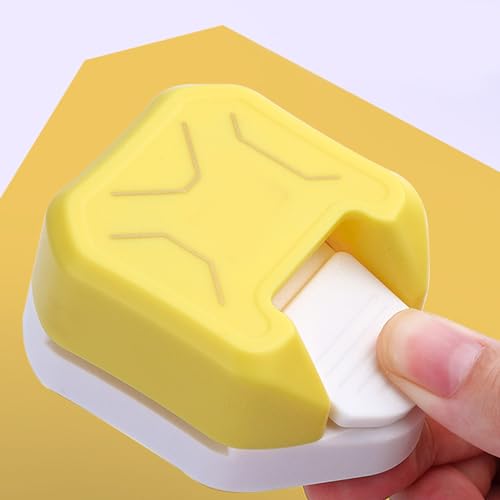 Papier -Eckschneider, Vielseitiger und Manueller Schlag für DIY -Enthusiasten, Plastik Eckschneider für Handwerk mit Mehreren Musternoptionen, Verstellbare Winkel und Langlebiger Konstruktion (YELLOW) Papier -Eckschneider, Vielseitiger und Manueller Schlag für DIY -Enthusiasten, Plastik Eckschneider für Handwerk mit Mehreren Musternoptionen, Verstellbare Winkel und Langlebiger Konstruktion (YELLOW) von Zerodis