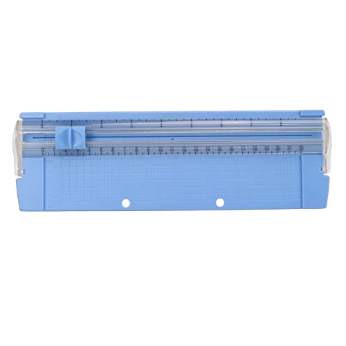 Papierschneider, Tragbarer A4-Papierschneider, Papierschneider mit Sicherheitsschutz und Seitlichem Lineal, Fotomesser für Bastelpapier, A4-Papier, Gutscheinetiketten und Karton Papierschneider, Tragbarer A4-Papierschneider, Papierschneider mit Sicherheitsschutz und Seitlichem Lineal, Fotomesser für Bastelpapier, A4-Papier, Gutscheinetiketten und Karton von Zerodis