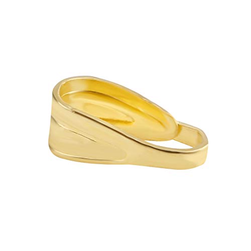 Prise Clips Anhänger Kaution, Schmuckbefund, 300pcs/Bag, Legierungsmaterial, Verschiedene Farben, Breit Genug, um Durchzuziehen, Ihre Unterschiedlichen Bedürfnisse zu Erfüllen (GOLD) von Zerodis