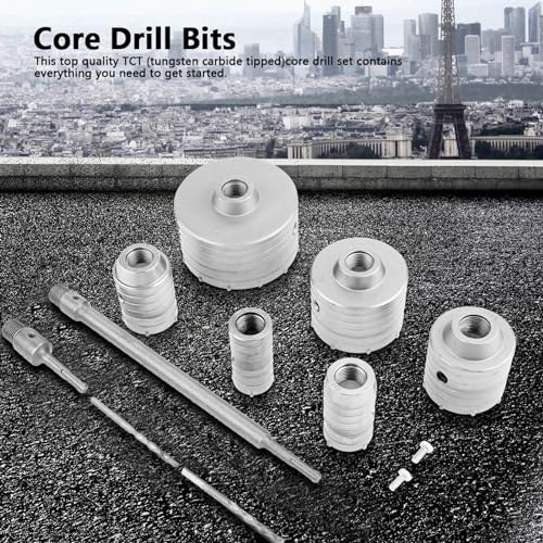 Professionelle TCT -Kernbohrer -Bits für Präzise Mauerwerksloch Schneiden in Beton-, Ziegel und Blockarbeiten. Professionelle TCT -Kernbohrer -Bits für Präzise Mauerwerksloch Schneiden in Beton-, Ziegel und Blockarbeiten. von Zerodis