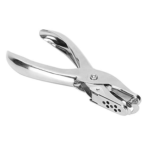 Qualitativ Hochwertiges Stahlgurt -Loch -Stanzwerkzeug Bequeme Zange für Ledergürtel, Büro und Haushalt 130 X 57 X 11 Mm von Zerodis