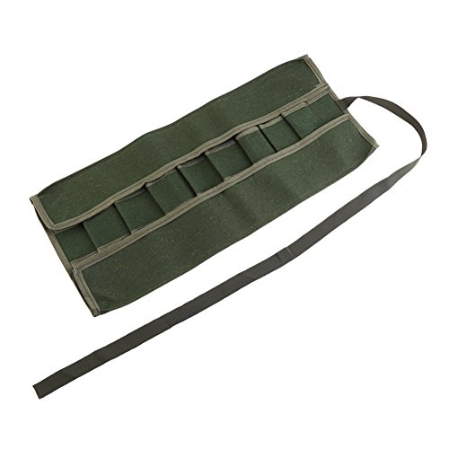 Rolltasche mit Schraubenschlüssel, tragbarer Tragegriff aus Segeltuch für Gartenwerkzeuge, multifunktionale Aufbewahrungstasche für Werkzeugset Rolltasche mit Schraubenschlüssel, tragbarer Tragegriff aus Segeltuch für Gartenwerkzeuge, multifunktionale Aufbewahrungstasche für Werkzeugset von Zerodis