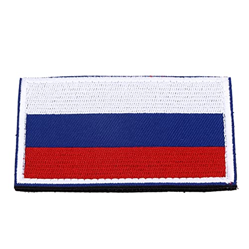 Russland Ukraine Flaggen Patch, Russia Flag Russian Federation National Emblem Embroidered Patches für Kleidung Jacke Hut Tasche Rucksack-Dekorationen Russland Ukraine Flaggen Patch, Russia Flag Russian Federation National Emblem Embroidered Patches für Kleidung Jacke Hut Tasche Rucksack-Dekorationen von Zerodis