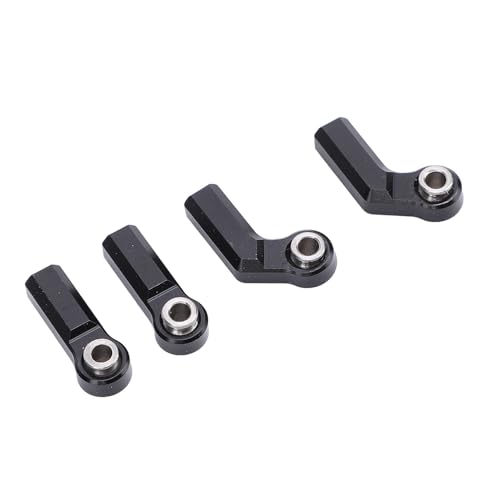 Set eines Metallkugels mit Hoher Resistenzlegierung für das 1/10 M Modellwerkzeug, Vereinfachte Montageprozess, Ideal für RC -Rennsport -Enthusiasten (BLACK) von Zerodis