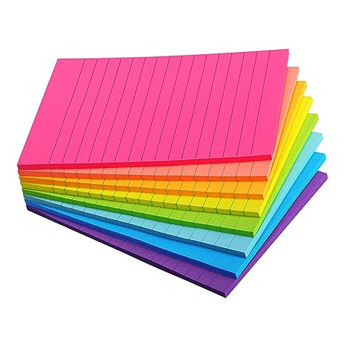 Starke Klebstoff, Lebendige Farben, Noten mit Großer Kapazität, 45 Pads für die Organisation von Bürovorräten, Gesäumte Noten Starke Klebstoff, Lebendige Farben, Noten mit Großer Kapazität, 45 Pads für die Organisation von Bürovorräten, Gesäumte Noten von Zerodis