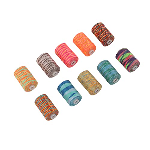 Zerodis 10 Erweiterte Polyester -Stickwäsche Langlebiger Elastischer Sym -Draht für Unterschiedliche Bedürfnisse für den Hausgebrauch von Zerodis