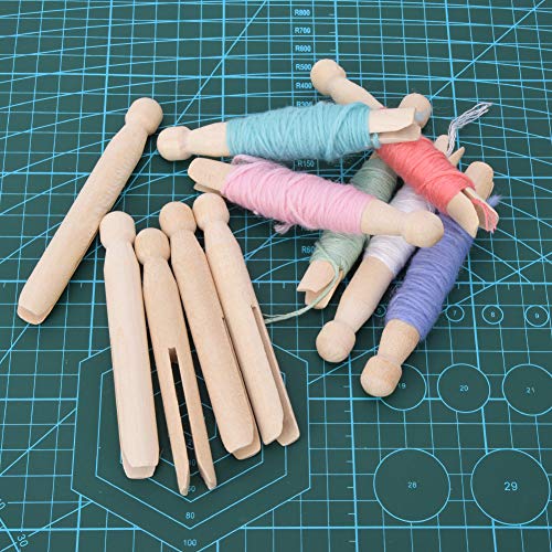 Zerodis 10pcs Bequeme Hölzerne Rücken Gestickt Gestickt von Zerodis
