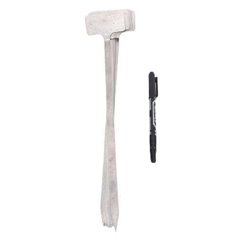 Zerodis 10pcs Edelstahl -Pflanzetiketten Pflanzen Etiketten Anlagen Kindergarten -Tags Gartenmarkierungen mit Stift für Gartenkennzeichnungsanlagen Blumen Gemüse 10pcs Edelstahl Pflanze Zerodis 10pcs Edelstahl -Pflanzetiketten Pflanzen Etiketten Anlagen Kindergarten -Tags Gartenmarkierungen mit Stift für Gartenkennzeichnungsanlagen Blumen Gemüse 10pcs Edelstahl Pflanze von Zerodis