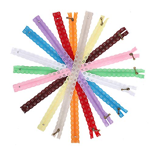Zerodis 10pcs Eleganter Gemischter Stil Spitzenstil Nr. 3 Nylon Caswing Kleidungszubehör 35 Cm für DIY -Kunsthandwerk und Kleidungsdesign Zerodis 10pcs Eleganter Gemischter Stil Spitzenstil Nr. 3 Nylon Caswing Kleidungszubehör 35 Cm für DIY -Kunsthandwerk und Kleidungsdesign von Zerodis