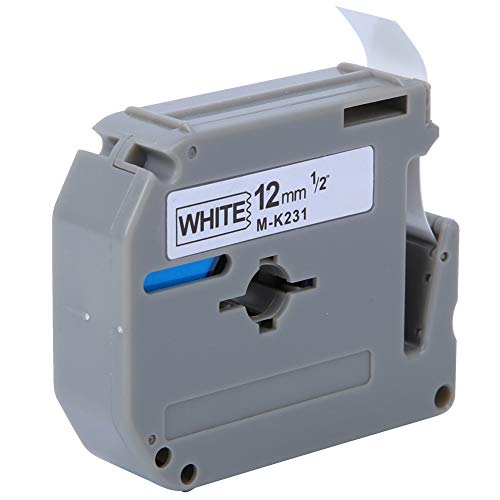 Zerodis 12 -mm -Etikettenband Haustierzubehör aus Haustiermaterial, Geeignet für den Etikettdrucker PT 65 PT 70 ‑80 von Zerodis
