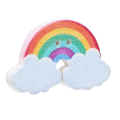 Zerodis 200 Stück Regenbogen Bemalte Holzknöpfe, DIY Dekorative 2-Loch-Knöpfe Zum Nähen und Basteln Zerodis 200 Stück Regenbogen Bemalte Holzknöpfe, DIY Dekorative 2-Loch-Knöpfe Zum Nähen und Basteln von Zerodis