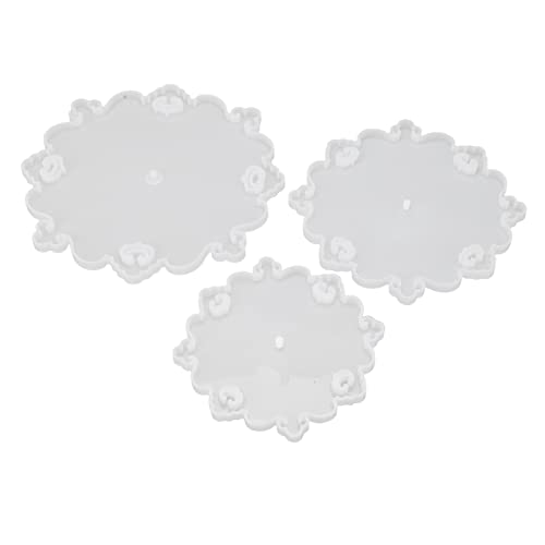 Zerodis 3 Stück Tortenständer Formen 3 Schicht Laciness Gießharzform Silikonformen Einfache Entformung DIY Herstellung für Cupcake Servierständer Zerodis 3 Stück Tortenständer Formen 3 Schicht Laciness Gießharzform Silikonformen Einfache Entformung DIY Herstellung für Cupcake Servierständer von Zerodis