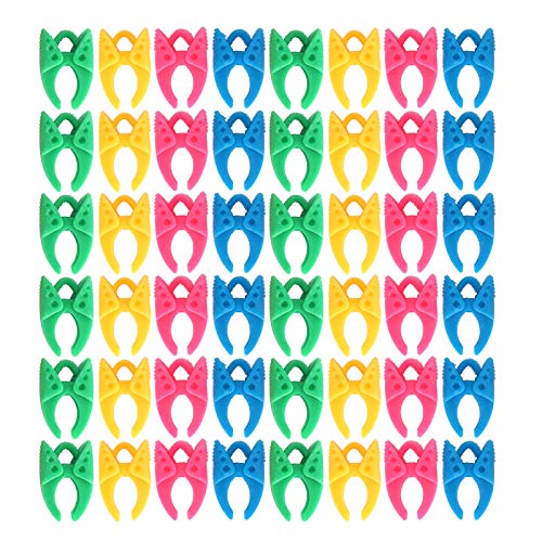Zerodis 48-teilige Spulenhalterklemmen Klemme, Fadenspar-Set Silikon-Spulenklemme für Näh-, Stick- und Quiltbegeisterte von Zerodis