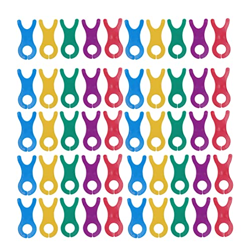Zerodis 50pcs Garn -Spulen Spulen Leichte Gewicht Lebendige Farbe für das Weben von Haushaltsnutzung Einfach zu Bedienen von Zerodis