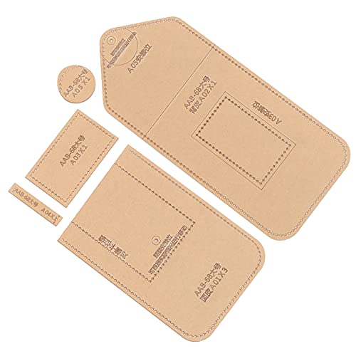 Zerodis Acryl -Brieftaschenvorlage Zum Herstellen von Telefonsäcken, für das Handwerk von Enthusiasten, mit Schutzfilmschicht von Zerodis