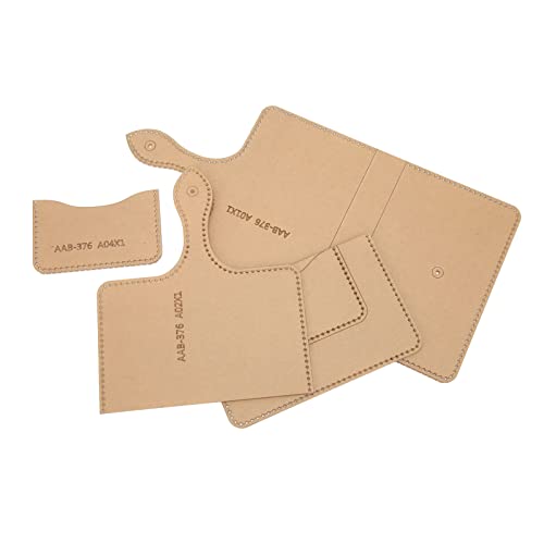 Zerodis Acryl -Vorlage, Hochhärte -Leder Handwerkswerkzeug, DIY Taschen Vorlagen Set, Transparente Musterschablone Zum Quilten, Nähen, mit Glänzender Finish, Standardgröße Beim Schneiden von Zerodis