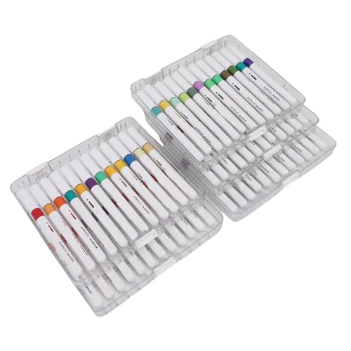 Zerodis Acrylmarker Stiftmarker Marker Set Einzigartige Flüssigtinte -Design -Acrylmarkierungen für die Verwendung auf Leinwandholzpapier und Stoff Acrylmarker Stift 60 Lebendige Farben Malerei Zerodis Acrylmarker Stiftmarker Marker Set Einzigartige Flüssigtinte -Design -Acrylmarkierungen für die Verwendung auf Leinwandholzpapier und Stoff Acrylmarker Stift 60 Lebendige Farben Malerei von Zerodis
