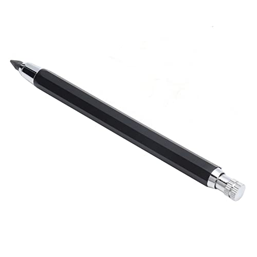 Zerodis Automatischer Bleistift für Malbücher und Grußkarten, Tragbarer Mechanischer Stift Zum Illustration, 5,6 Mm Bleistift, Edelstahl von Zerodis