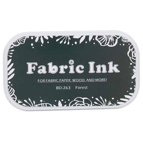 Zerodis Buntes Lackkissen für Stempelstempel, Accessoires und Langlebig, Ideal für Papier und Stoff (BD-263 Waldgrün) von Zerodis