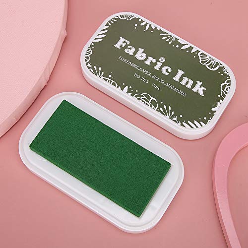 Zerodis Buntes Lackkissen für Stempelstempel, Accessoires und Langlebig, Ideal für Papier und Stoff (BD-265 Kiefernbaumgrün) von Zerodis