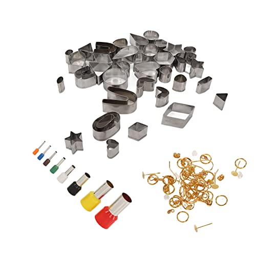 Zerodis Clay Kit mit 36 ​​Edelstahlschneidern, um Exklusive Kunstwerke zu Weihnachten, Valentinstag, Geburtstag zu Kreieren von Zerodis