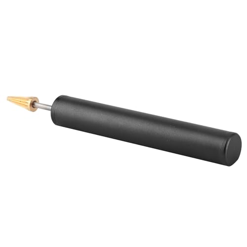 Zerodis DIY Lederhandwerkswerkzeug, Kupfer -Stiftkopfkanten -Farbstoff Applikator Roller, Hochglanzkantendruckwerkzeug für Lederprojekte (BLACK) von Zerodis
